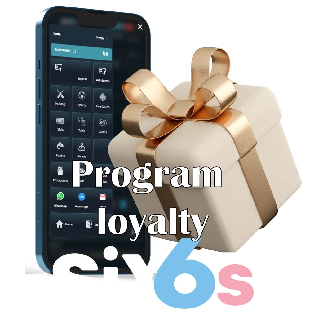 Hoin the Six6s loyalty program to get more benefits.