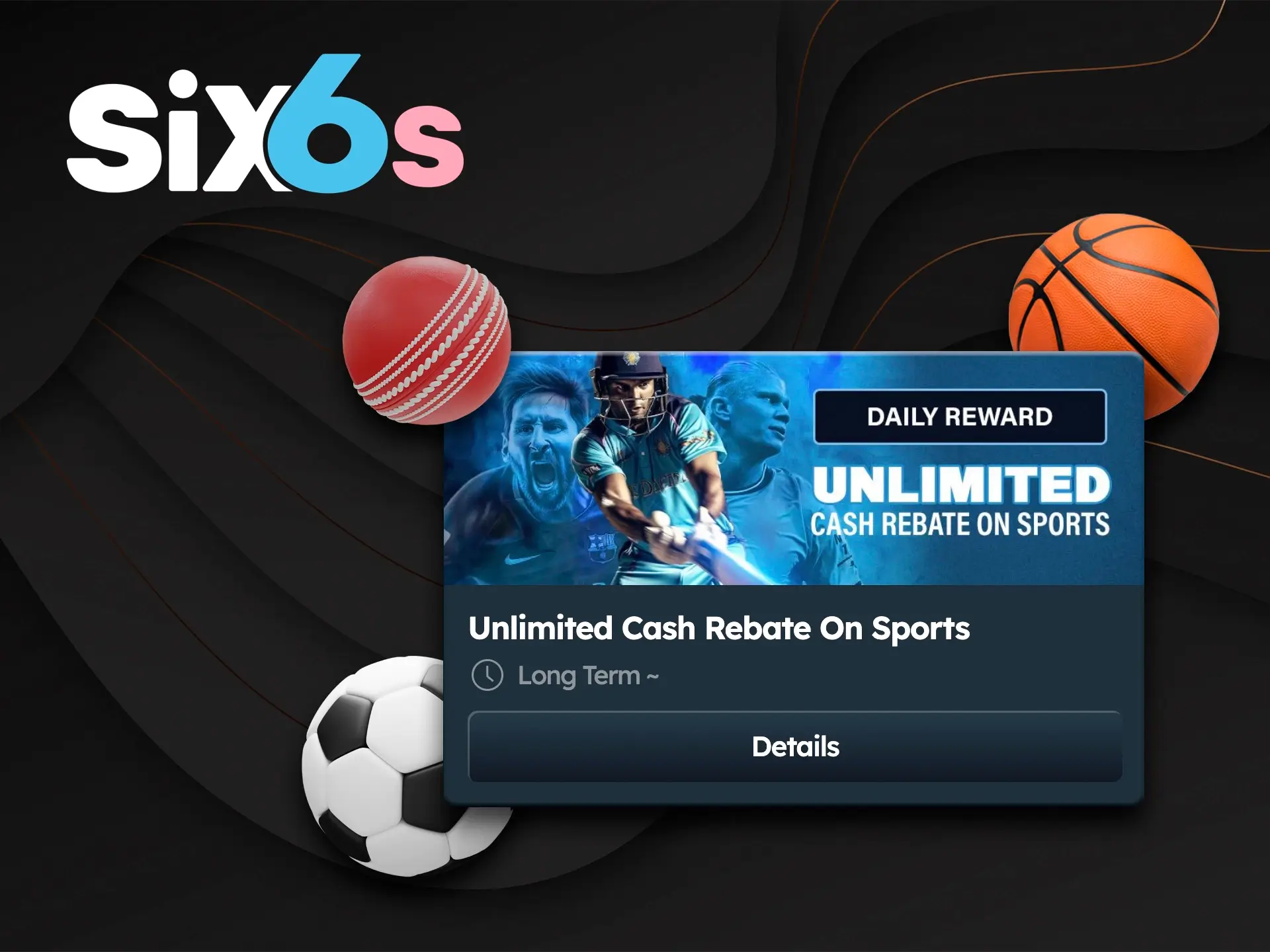 For sports fans, Six6s Casino has an excellent betting bonus.