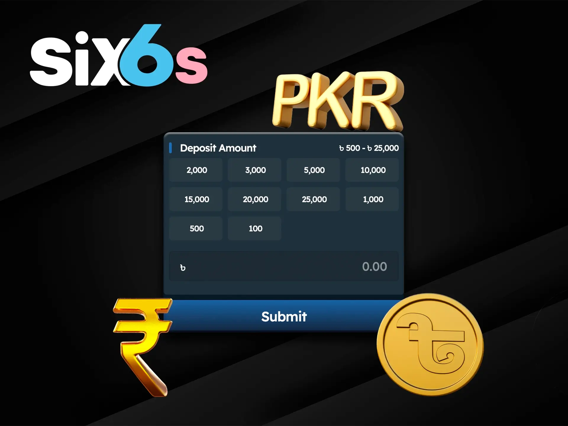 Learn about the types of currency you can use after you Six6s sign up online and register, ensuring convenient transactions for your betting and gaming experience at Six6s casino and bookmaker in Bangladesh.