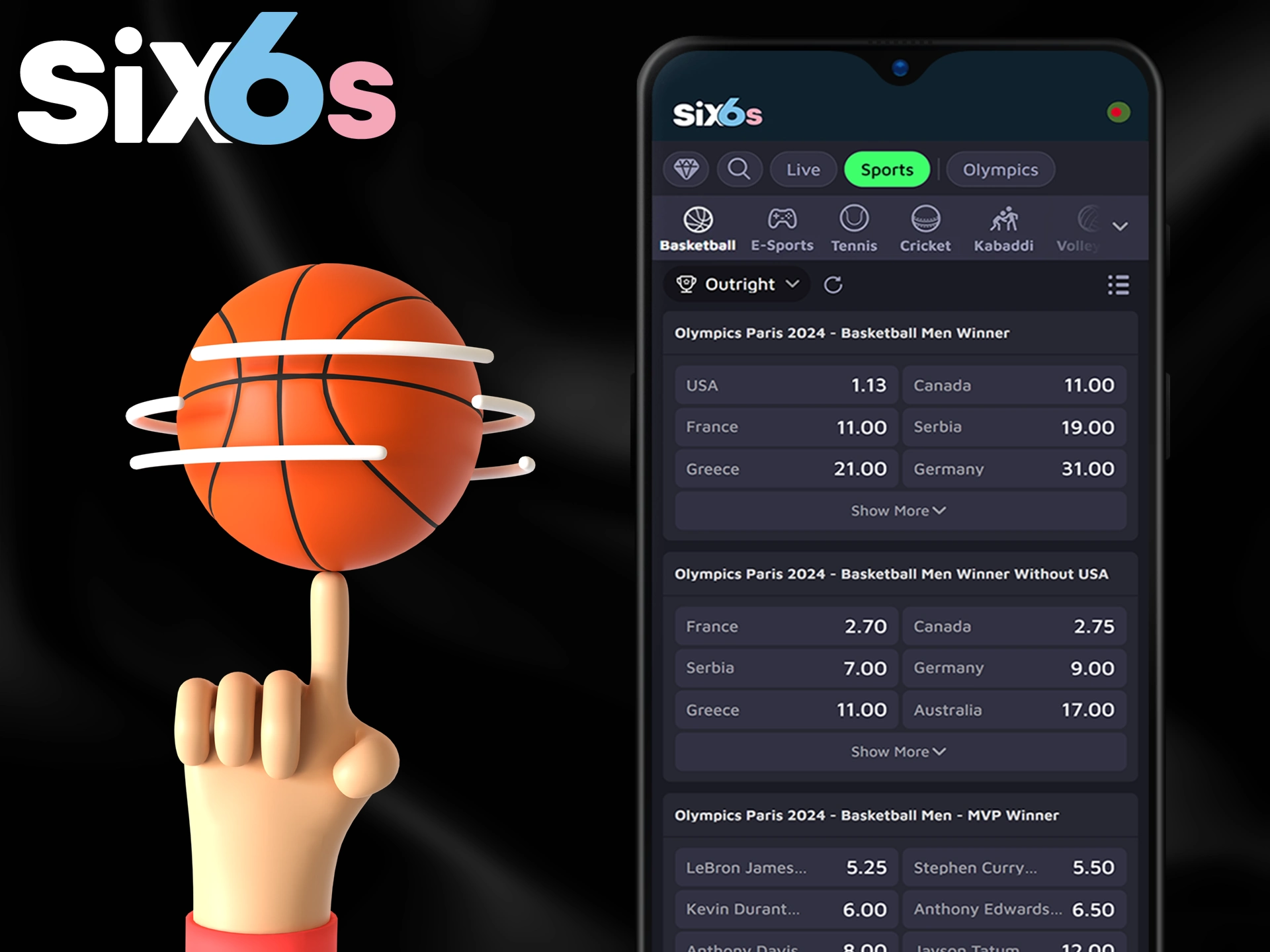 Before you bet on basketball at Six6s, read our tips.